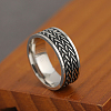 201 Stainless Steel Finger Rings for Men GF3329-6-1
