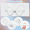 Bowknot Polyester Shoe Decorations FIND-WH0423-93A-3