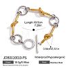 304 Stainless Steel Link Chain Bracelets for Women WG82218-01-1