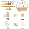 140Pcs 7 Style Alloy Pendants PALLOY-PH0001-94-5