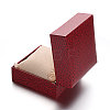 Square PU Leather Jewelry Boxes for Watch CON-M004-06-4