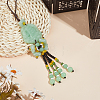 Glass Pendant Decorations HJEW-WH0063-083B-4
