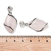 Natural Rose Quartz Pendants X-G-G073-5-2