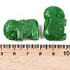 Natural Myanmar Jade Dyed Carved Pendants G-D364-08A-3