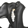 201/304 Stainless Steel & Capiz Shell Stud Earrings EJEW-JE07497-2