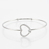 Tarnish Resistant 304 Stainless Steel Bangles LS-STAS-N084-03-2