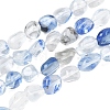 Blue Watermelon Stone Glass Beads Strands GG-CBA9392-27-2