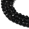Natural Black Agate Beads Strands G-H336-A02-02-4