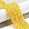 Natural Quartz Imitation Yellow Agate Beads Strands G-C179-B12-01-2