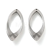 304 Stainless Steel Pendants STAS-K291-20B-P-1