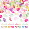 80Pcs 2 Styles Opaque Acrylic Beads OACR-TA0004-90-1