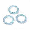 UV Plating Opaque Acrylic Beads Frames PACR-M003-03B-3