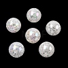 Bubblegum AB Color Transparent Crackle Acrylic Round Beads CACR-R011-20mm-03-2