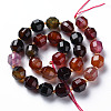 Natural Agate Beads Strands G-T131-118A-2