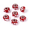 Handmade Lampwork European Beads LAMP-Q029-03A-1