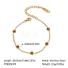 304 Stainless Steel Link Chain Bracelets for Women XX6576-21-1