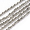 Transparent Glass Beads Strands GLAA-F094-A05-1