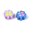 Handmade Polymer Clay Beads CLAY-T023-10M-2