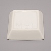 Porcelain Square Jewelry Holder DJEW-WH0050-10A-2