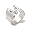 Non-Tarnish 201 Stainless Steel Finger Rings RJEW-H223-04P-M-4