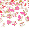50Pcs 10 Styles Alloy Enamel Pendants ENAM-TA0003-90-3