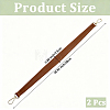 2Pcs PU Leather Bag Handles FIND-CL0002-16A-2