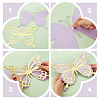 3D Hollow Double Layer Paper Butterfly AJEW-WH0505-15-3