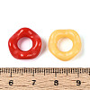 Opaque Acrylic European Beads OACR-Q197-07-3