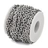 Non-Tarnish 304 Stainless Steel Link Chains CHS-A013-06P-3