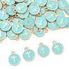 60Pcs Alloy Enamel Pendants ENAM-YW0008-02G-1
