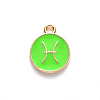 Alloy Enamel Pendants ENAM-S124-01A-06H-2