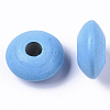 Dyed Natural Beech Wood Beads WOOD-T015-43B-3
