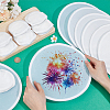 50Pcs Nylon Foldable Flying Disc or Fan with Storage Bag Assortment AJEW-BC0008-88B-3