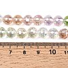 Electroplate Glass Beads Strands EGLA-D300-06-8mm-17-5