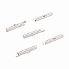 Brass Slide On End Clasp Tubes LS-KK-P031-12P-1