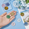 8Pcs 8 Styles Mixed Gemstones Pendants G-BC0001-55-3