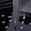 10Pcs Brass Micro Pave Cubic Zirconia Charms ZIRC-SC0001-17-4