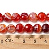Natural Banded Agate Beads Strands G-K351-A07-02-5