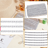Polyester S Shaped Lace Ribbon OCOR-WH0046-95B-5