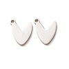 304 Stainless Steel Charms SA-G606-02P-1