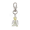 Angel Glass Pendant Decorations HJEW-JM01627-3