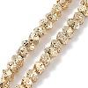 Electroplated Synthetic Lava Rock Beads Strands G-H303-A07-LG-1-1