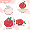 18Pcs Computerized Embroidery Cloth Iron On/Sew On Patches PATC-CA0001-01-2