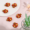 10Pcs Thanksgiving Day Food Grade Eco-Friendly Silicone Beads SIL-CA0001-57-5