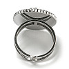 304 Stainless Steel Open Cuff Rings RJEW-C079-16P-4