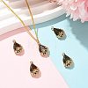 Transparent Glass Pendants GLAA-FZ0001-02F-5