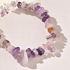 Natural Quartz Chip Beaded Stretch Bracelets for Women BJEW-D467-01C-5