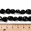 Natural Black Agate(Dyed and Heated) Beads Strands G-P568-C16-01-5