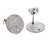 Non-Tarnish 304 Stainless Steel Stud Earring Findings X-STAS-Z021-C-01P-2
