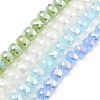 AB Color Plate Glass Beads Strands EGLA-P051-02A-A-2